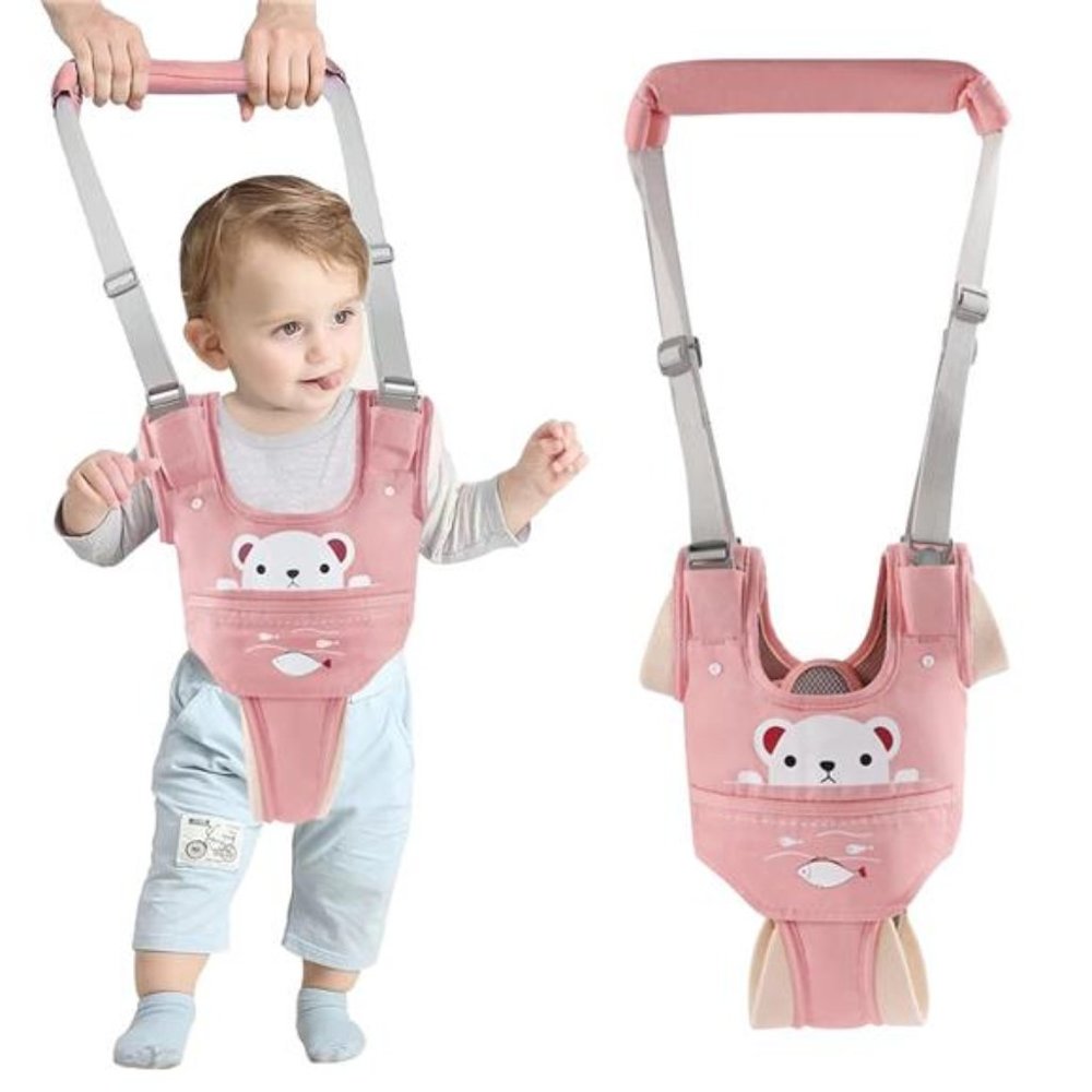Baby Walking Harness Handheld BabyWalker Assistant Belt AdjustableToddler Walker